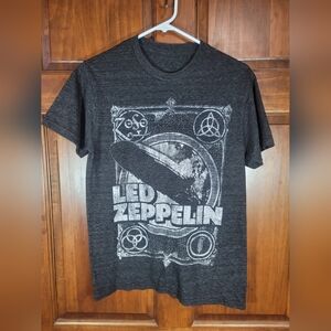 Led Zeppelin Charcoal Grey Medium, band  T- Shirt